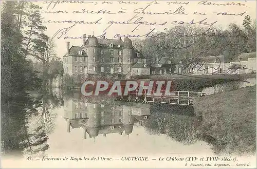 Cartes postales Environs de Bagnoles de l'Orne Couterne Le Chateau (XVIe et XVIIIe siecles)