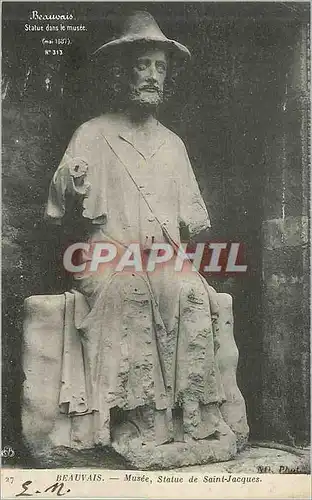 Cartes postales Beauvais Statue dans le musee
