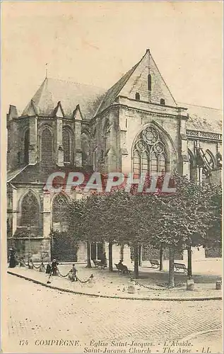 Cartes postales Compiegne Eglise Saint Jacques L'Abside