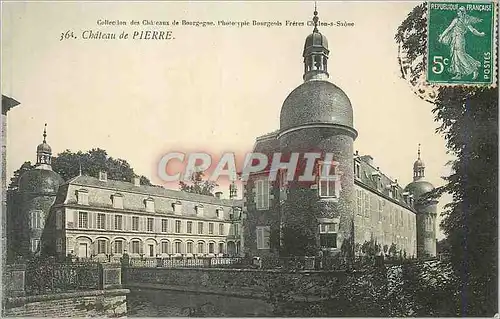 Cartes postales Chateau de Pierre Collection des Chateaux de Bourgogne