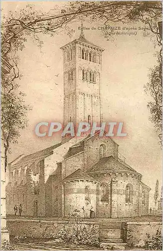 Ansichtskarte AK Eglise de Chapaize d'apres Sagot