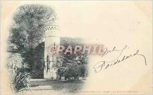 Cartes postales Lamartine La Tour de l'Horloge Point (carte 1900)