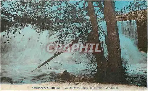 Cartes postales Chaponost (Rhone) Les Bords du Garon (en Barret) La Cascade