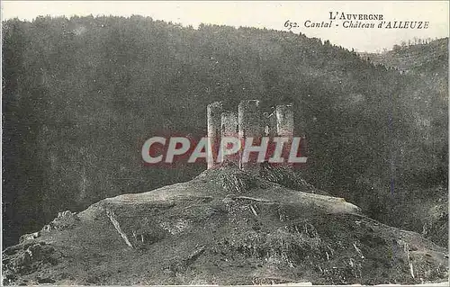 Ansichtskarte AK L'Auvergne Cantal Chateau d'Alleuze