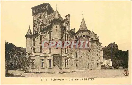 Cartes postales L'Auvergne Chateau de Pestel