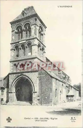 Cartes postales L'Auvergne Cantal Salers l'Eglise (XIIIe siecle)
