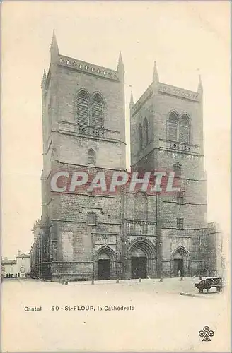 Cartes postales Cantal St Flour la Cathedrale