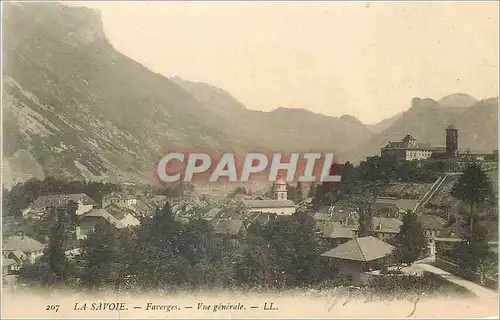 Cartes postales La Savoie Faverges Vue generale