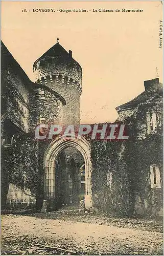 Ansichtskarte AK Lovagny Gorges du Fier Le Chateau de Montrottier