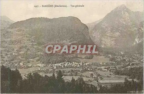 Ansichtskarte AK Samoens (Hte Savoie) Vue generale