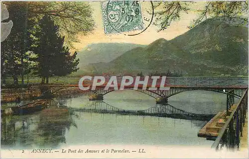 Cartes postales Annecy Le Pont des Amours et le Parmelan