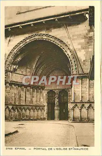 Ansichtskarte AK Epinal Portail de l'Eglise St Maurice