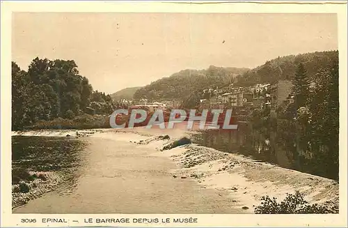 Cartes postales Epinal Le Barrage Depuis le Musee