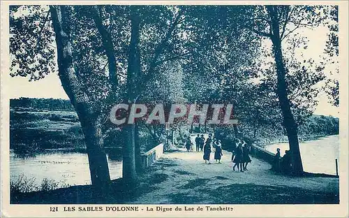 Cartes postales Les Sables d'Olonne La Digue du Lac de Tanchette