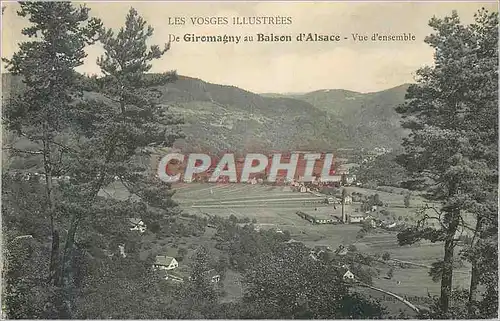 Ansichtskarte AK Les Vosges illustrees De Giromagny au Balson d'Alsace Vue d'ensemble