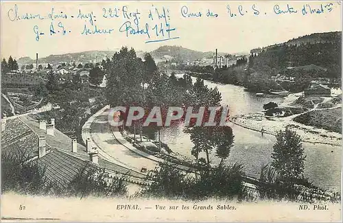 Ansichtskarte AK Epinal Vue sur les Grands Sables