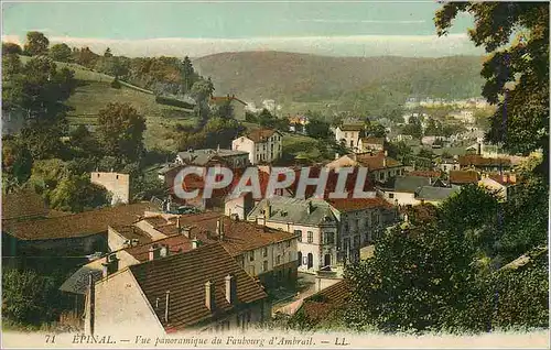 Cartes postales Epinal Vue panoramique du Faubourg d'Ambrail