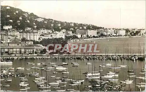 Cartes postales moderne Cannes Vue generale prise du Suquet Bateaux