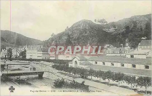 Ansichtskarte AK Puy de Dome La Bourboule La Roche des Fees