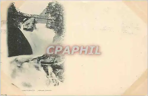 Cartes postales Cauterets Cascade (carte 1900)