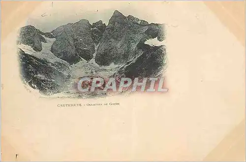 Cartes postales Cauterets Oulettes de Gaube (carte 1900)