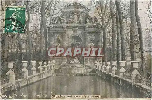 Cartes postales Paris Fontaine de Medicis