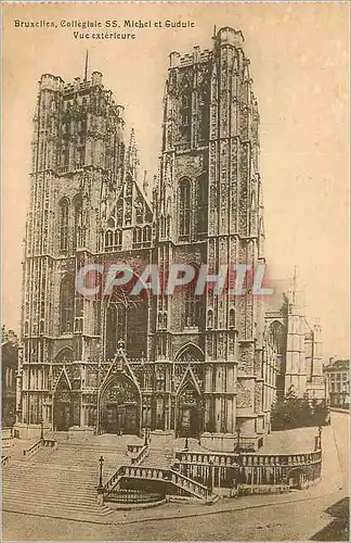Cartes postales Bruxelles Collegial SS Michel et Gudule vue Exterieure