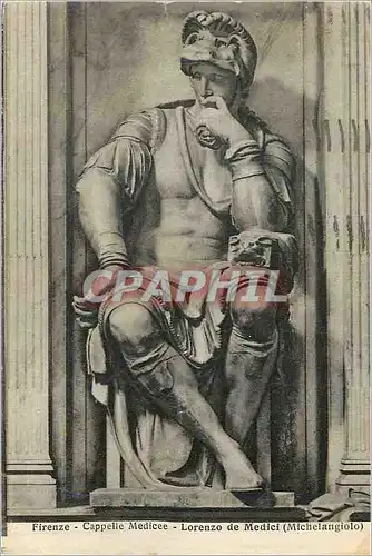 Cartes postales Firenze Cappelle Medicee Lorenzo de Medici (Michelangiolo)