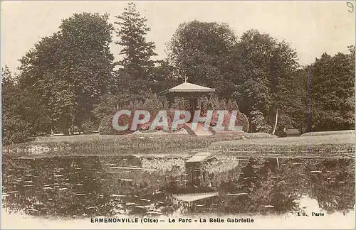 Cartes postales Ermenonville (Oise) Le Parc La Belle Gabrielle