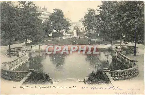 Cartes postales Dijon Le Square et le Parc Darcy