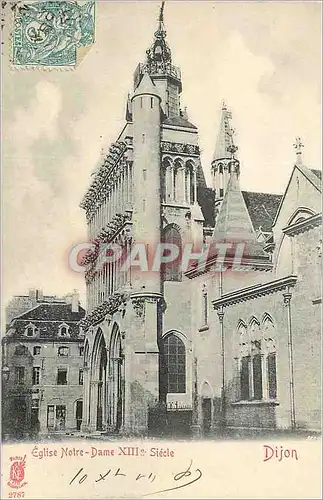 Cartes postales Dijon Eglise Notre Dame XIIIe siecle