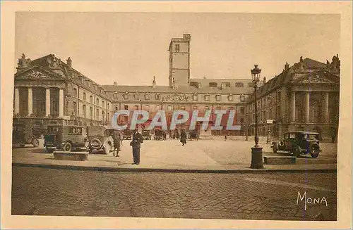 Cartes postales Dijon L'Hotel de Ville Les petits Tableaux de Bourgogne Automobile
