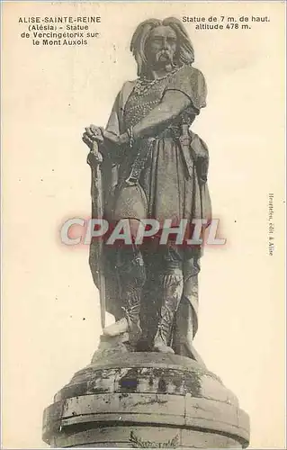 Cartes postales Alise Sainte Reine (Alesia) Statue de Vercingetorix sur le Mont Auxois