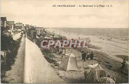 Cartes postales Chatelaillon Le Boulevard et la Plage