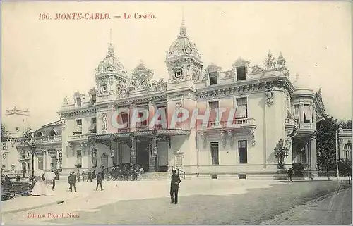 Cartes postales Monte Carlo Le Casino