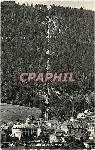Cartes postales moderne St Imier Funiculaire du Mt Soleil