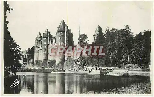 Cartes postales moderne Josselin Les Bords de l'Oust et le Chateau Josselin fut pour le connetable Olivier de CLisson sa