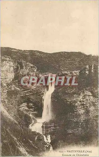 Cartes postales Hauteville (Ain) Cascade de Charabotte