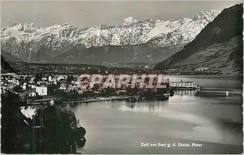 Moderne Karte Zell am See g d Stein Meer