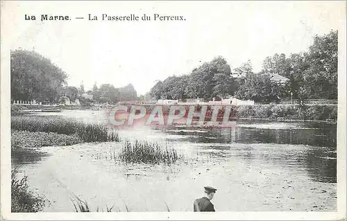 Cartes postales La Marne La Passerelle du Perreux