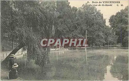 Ansichtskarte AK Bois De Vincennes Le Lac De St Mande