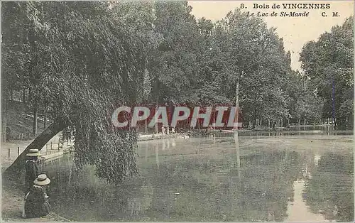 Cartes postales Bois De Vincennes Le Lac De St Mande
