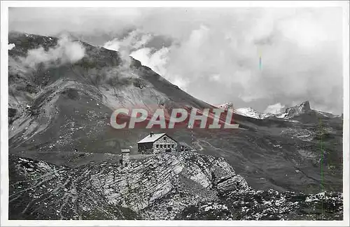 Cartes postales moderne Montana Vermala Vue de la Cabane C A S et le Trubelnstock