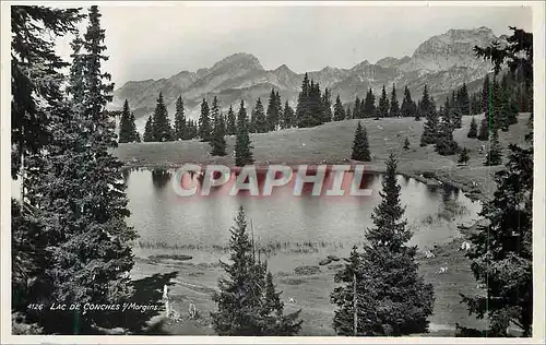 Moderne Karte Lac de Conches St Morgins