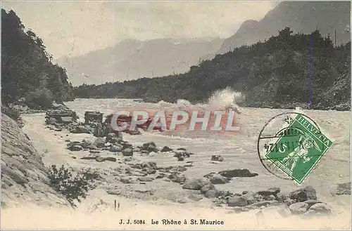 Cartes postales Le Rhone et St Maurice