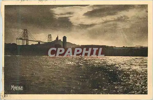 Cartes postales Marseille Coucher de Soleil sur l'Entree du Vieux Port