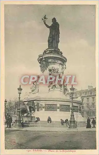 Cartes postales Paris Place de la Republique