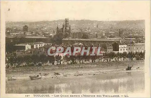 Cartes postales Toulouse Les Quais depuis l'Hospice des Vieillards