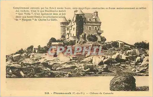 Cartes postales Ploumanach (C du N) Chateau de Constacres