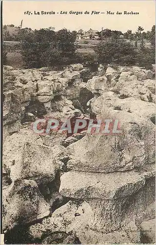 Ansichtskarte AK La Savoie Les Gorges du Fier Mer des Rochers